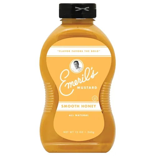 Vista 9 de Emeril Lagasse Mostaza gourmet – Dijon, jalapeño y dulce picante – 12 oz de salsa de mostaza natural prémium (individual/paquete de 1, Dijon)