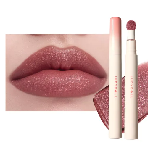 Vista 8 de JUDYDOLL - Lápiz labial para mujer, color rojo mate, larga duración N12 Toffee Peach