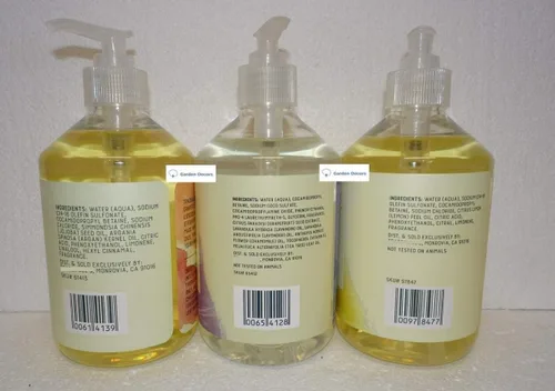Vista 2 de Trader Joe 3 Flavors of Handwash Liquid Combo: Lavanda Manzanilla, Pomelo Rosa Pomelo y Cocina de Limón, 17 fl oz 17.0 fl oz (Paquete de tres)