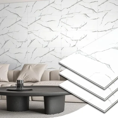 Vista 13 de Art3d Paquete de 4 paneles de pared SPC de 5 x 6 pulgadas, paneles de sample