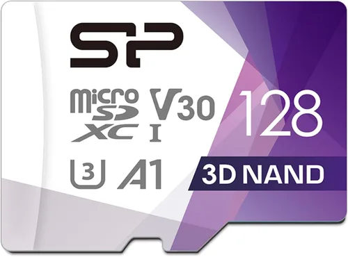 Vista 4 de Silicon Power - Paquete de 3 tarjetas de memoria micro SDXC Elite UHS-I de 64 GB con adaptador SD