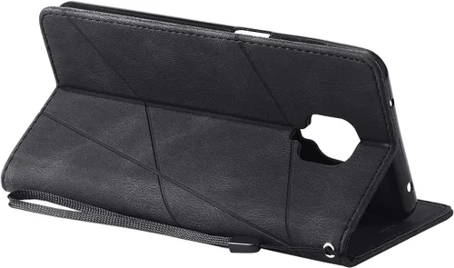 Vista 8 de Funda de cuero tipo cartera para Xiaomi Redmi Note 9 pro/Note 9s/Note 9pro Max, funda de poliuretano con tapa y ranuras de crédito, funda plegable