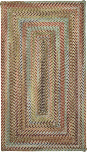 Vista 17 de Capel American Heritage Barn Blue Alfombra Trenzada de Cesta de 0' 12" Azul granero