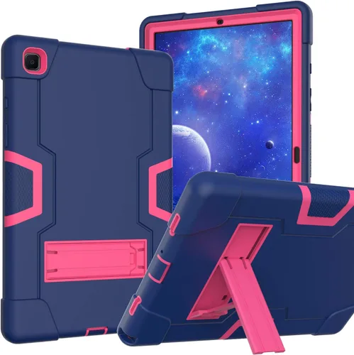 Vista 14 de Funda para Tablet de Samsung Galaxy Tab A7 10.4 2020, Funda Protectora de Alta Resistencia y a Prueba de Golpes de PC de Silicona con Soporte