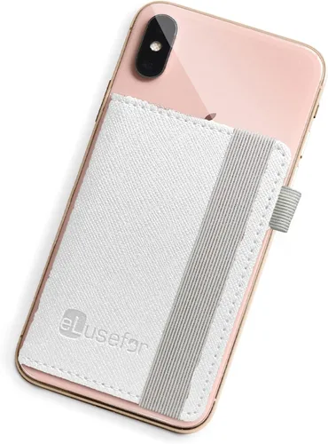 Vista 10 de Billetera Adhesiva para Teléfono para la Parte Posterior del iPhone o Android Estuche con 6 Fundas para Tarjetas de Crédito - Bolsillo