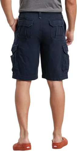 Vista 12 de Unionbay Survivor pantalones cortos de cargo con cinturón para hombre