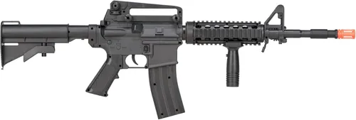 Vista 2 de 9903 M4 Airsoft Rifle y P228 Combo Kit (Color: Negro)