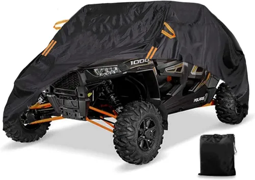 Vista 11 de Cubierta UTV impermeable resistente tela Oxford para todo tipo de clima, cubiertas de protección para Polaris RZR Ranger Can-Am Defender Teryx