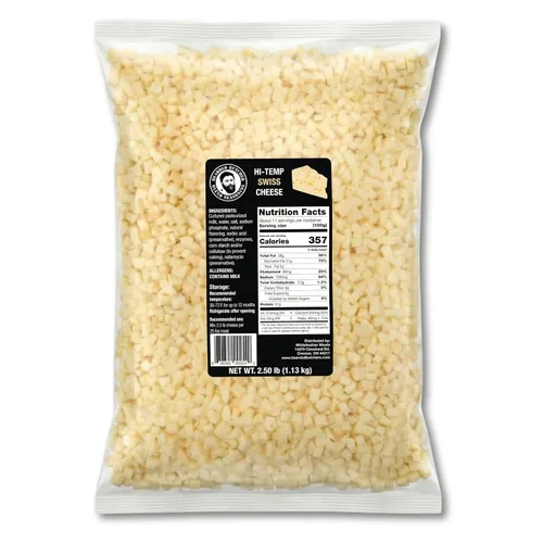 Vista 24 de Carniceros barbudos de queso cheddar de alta temperatura de 2.5 libras – Cubos de 1/4 de pulgada estables en almacenamiento para hasta 25 libras