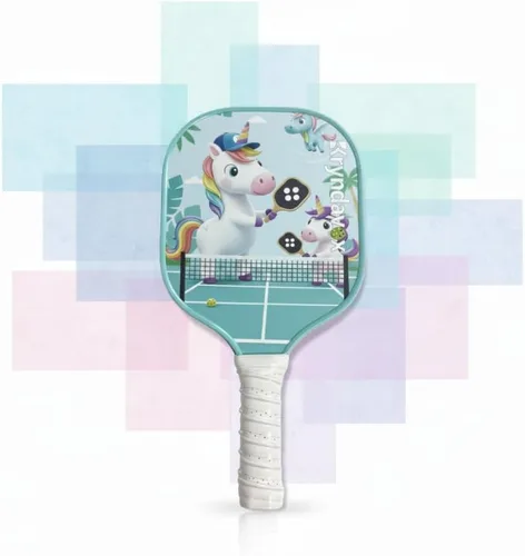 Vista 6 de Kryndavox - Paletas de pickleball para niños, ligeras de tamaño infantil para niños y niñas, juego deportivo apto para principiantes, grandes