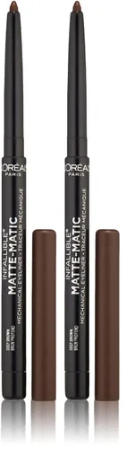 Vista 11 de L 'Oreal Paris delineador mate, Marrón Marrón profundo
