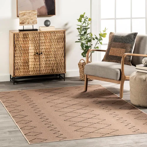 Vista 30 de nuLOOM Alfombra de Área Easy-Jute de 5' x 8', Lavable a Máquina, Antideslizante, para Sala de Estar, Dormitorio, Habitación de Niños, Guardería