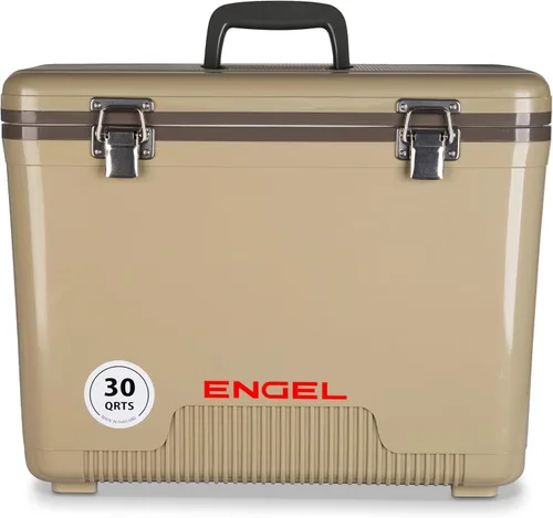 Vista 17 de Engel UC30 30qt a prueba de fugas, hermético, enfriador de caja de secado y caja de almuerzo rígida Azul