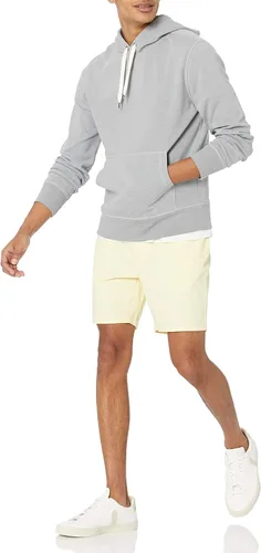 Vista 4 de Tienda Essentials Sudadera ligera de rizo francés con capucha para hombre