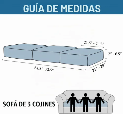 Vista 2 de H.VERSAILTEX Fundas Impermeables para Cojines de Asiento de Sofá, Fundas de Sofá para Asientos, Protectores Antideslizantes para Cojines de Sofá