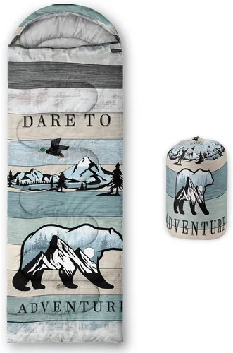 Vista 30 de Axolotl Saco de Dormir de Unicornio para Niños y Niñas – Sacos de Dormir Ligeros Cálidos para Clima Frío, Saco de Dormir Portátil Impermeable