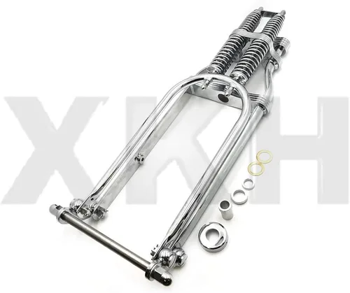 Vista 4 de SMT- BOBBER EXTREMO DELANTERO DE MUELLE Cromado Compatible con -4" BAJO STOCK H-D Arqueado [B07M8P8169]