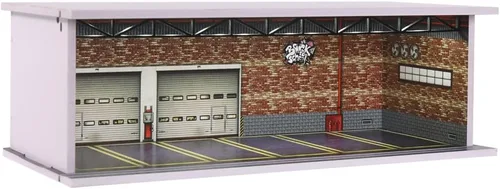 Vista 8 de Vitrina de garaje Diorama escala 1/64 para coches modelo fundido a