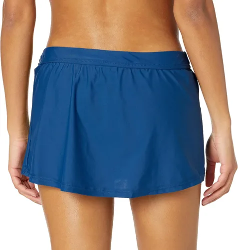 Vista 5 de Catalina Traje de baño de bikini con falda estándar para mujer, Negro