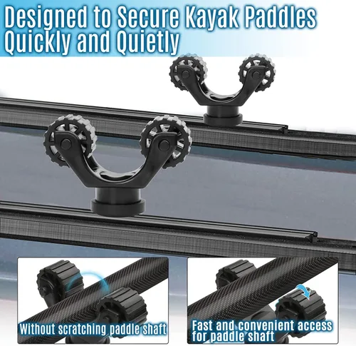Vista 2 de Soporte para paletas de kayak, accesorios de kayak para remos de kayak, accesorios de pesca de kayak