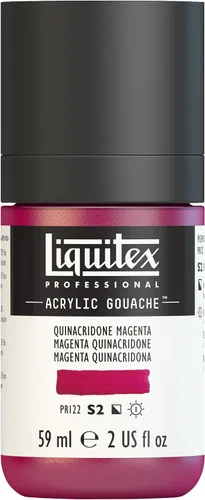 Vista 47 de Liquitex - Gouache acrílico profesional, botella de 2 onzas (59 ml), verde aguamarina brillante