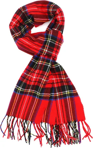 Vista 8 de Bufanda de invierno Achillea suave y cálida, de tartán, a cuadros, de cachemira, unisex