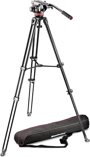 Vista 10 de Manfrotto Kit de vídeo, Cabeza Serie 500 (Adaptador-Fluid Head 500X)