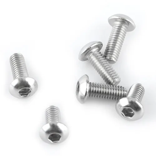 Vista 5 de Juego de pernos y tuercas, 340 piezas M3 de acero inoxidable SS304 cabeza de botón hexagonal tornillo tornillo tuerca surtido kit utilizado