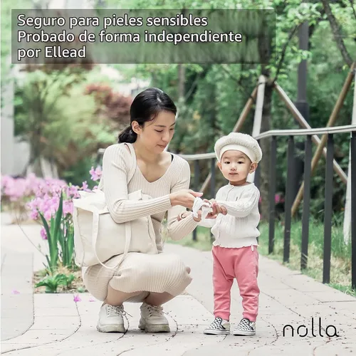 Vista 5 de Nolla Toallitas desechables de viaje, 100% a base de plantas, sin plástico y biodegradables, sin perfume, aloe calmante y vitamina E, 120
