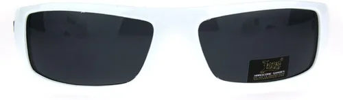 Vista 2 de Locs Mad Dog Hardcore Gangster Cholo - Gafas de sol rectangulares estrechas