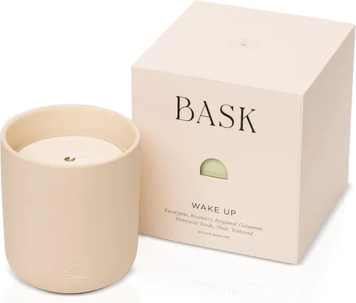 Vista 9 de Bask - Velas relajantes para el hogar - Velas perfumadas - Velas de invierno - Regalos para mujeres y hombres - Fragancia: consciente