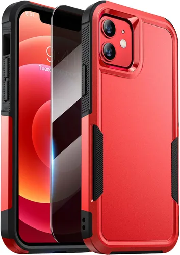 Vista 89 de Diaclara Funda diseñada para iPhone 12/iPhone 12 Pro, [con protector de pantalla de privacidad] [antiespía]