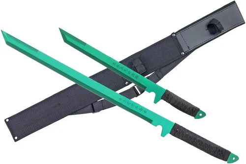 Vista 3 de Last Samurai Sword Fantasy Machete Set con Funda de Nylon