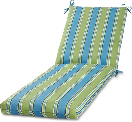 Vista 22 de Cojín reversible para silla de descanso para exteriores, color blanco tropical