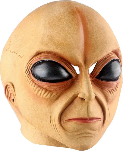 Vista 2 de Xinkulas ET Alien Máscara de Halloween Accesorio de disfraces de disfraces para adultos