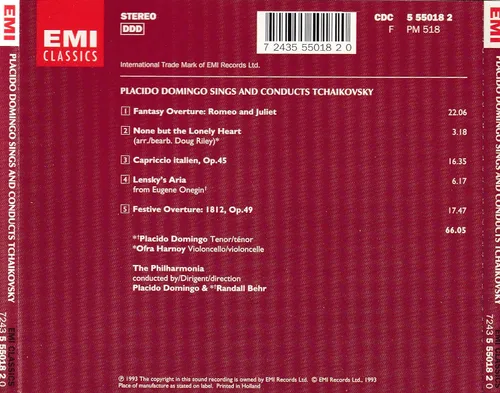 Vista 2 de Domingo Conducts & Sings Tchaikovsky