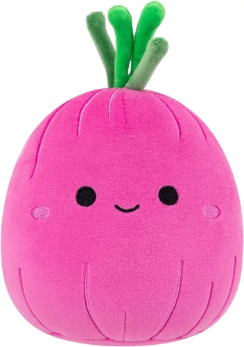 Vista 10 de Squishmallows Original de 5 Pulgadas Vie Berry Smoothie - Peluche Oficial de Jazwares