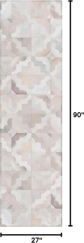 Vista 2 de Addison Rugs Laredo ALR38 Marfil 2'3" x 7'6