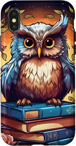 Vista 5 de Funda para bibliotecario para iPhone 16 Owl Book Lover