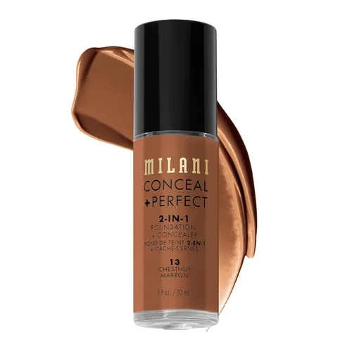 Vista 23 de Milani Conceal + Perfect - Maquillaje líquido de base, neutro ligero, 1