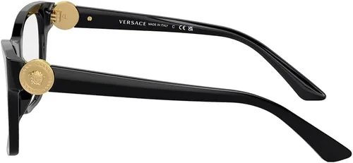 Vista 3 de Versace VE 3341U GB1 - Gafas de gato (plástico, 2.047 in), color negro