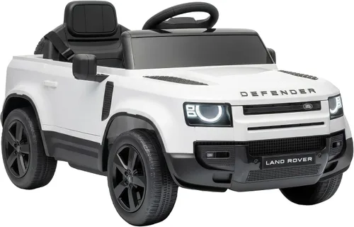 Vista 10 de Qaba 12V Ride on Car con licencia Land Rover Defender Kids Electric Car