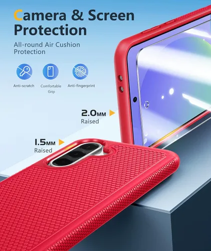 Vista 1046 de FNTCASE Funda para iPhone 17 Pro: Fundas delgadas translúcidas de color azul claro compatibles con MagSafe, protección completa de la cámara