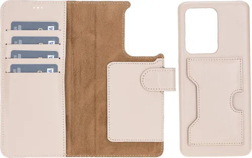 Vista 166 de Venito Florence - Funda de piel compatible con Samsung Galaxy S9, extra segura con bloqueo RFID, cartera desmontable para teléfono (gris decolorado)