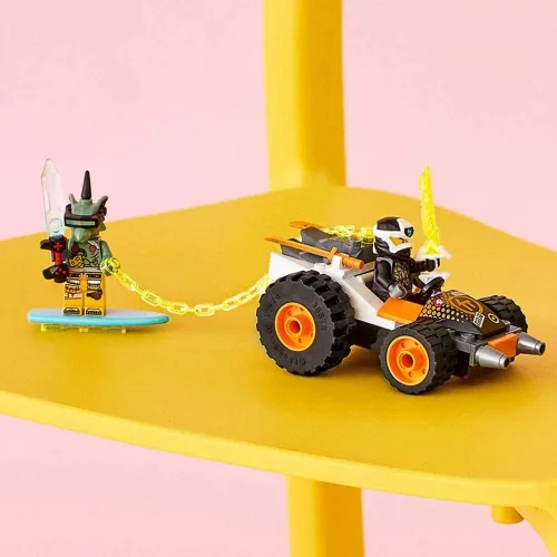 Vista 5 de LEGO NINJAGO Cole's Speeder Car 71706 Ninja Kit de construcción de coche (52 piezas)