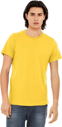 Vista 11 de BELLA+CANVAS Camiseta de cuello redondo para hombre mezcla triple oliva