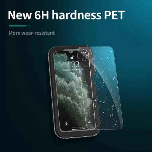 Vista 4 de Hllhunkhe Funda impermeable para Samsung Galaxy A15 5G con protector de pantalla integrado - Resistente cuerpo completo bajo el agua a prueba