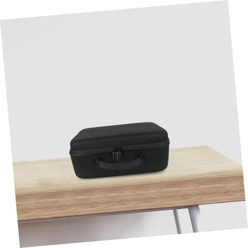 Vista 5 de SOLUSTRE Bolsa para secador de pelo, estuche de viaje para secador de pelo, bolsa organizadora con asa, almacenamiento portátil para viajes