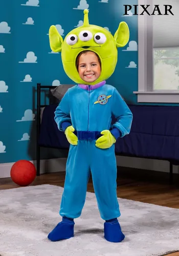 Vista 2 de Toddler Disney and Pixar Toy Story Alien Costume