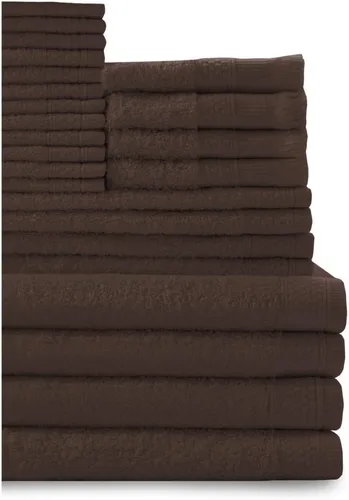 Vista 11 de Baltic Linen Juego de toallas de 100 % algodón, 4 toallas de baño, 4 toallas de mano, 4 puntas de los dedos con flecos, 12 toallas pequeñas